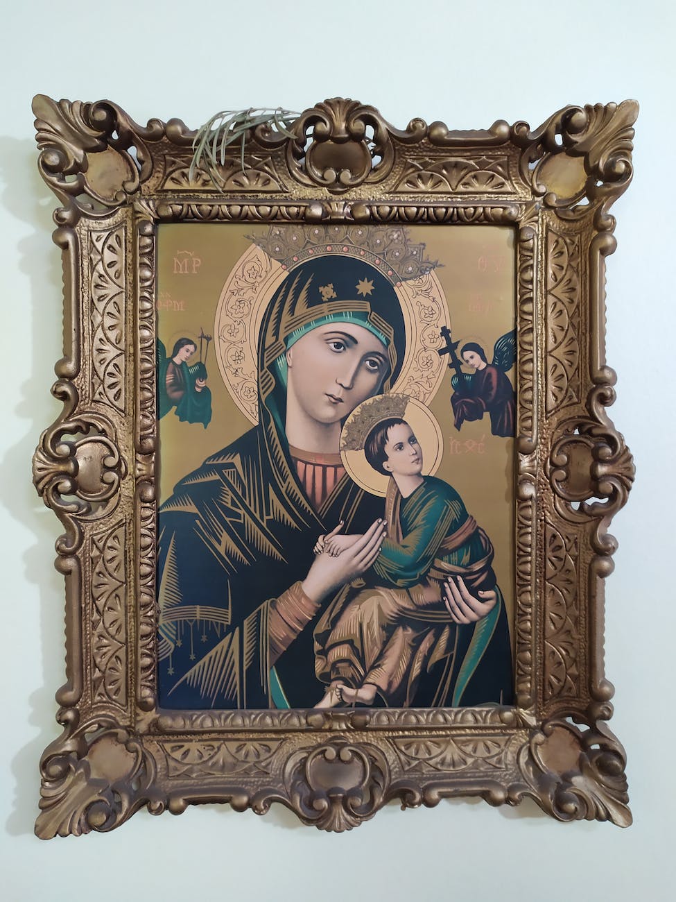 virgin mary and jesus christ photo